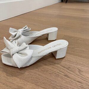 Stewart Weitzman Sofia 45mm Bow Leather Sandal